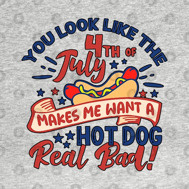 Copy of Funny 4th of July Hot Dog Wiener Comes Out Adult Humor Gift by masterpiecesai